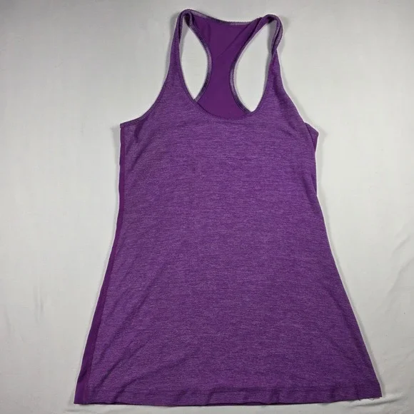 Lululemon Purple Racerback‎ Tank Top Workout Athleisure Women's Size Small - Picture 6 of 6